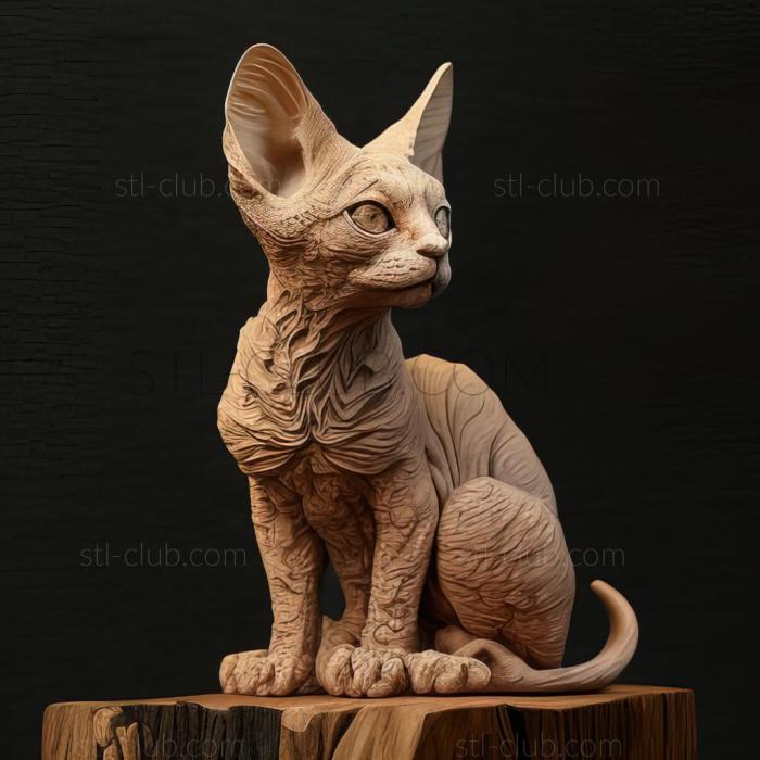 st Devon Rex cat